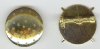 1 24mm Beadable Gold Brooch / Pin